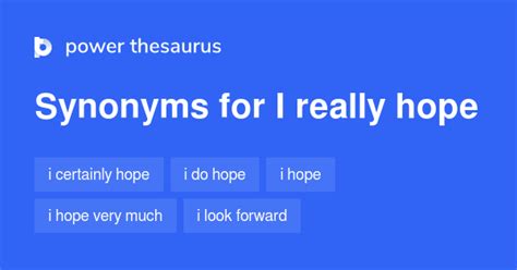 really hope synonym.